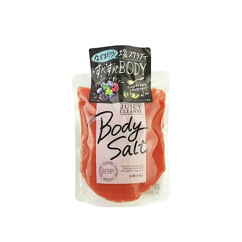 Utena Juicy Clean Body Salt Berry 300g / ស្រ្កាប់សម្អាតស្បែក